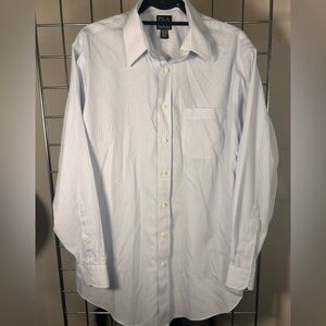 Jos. A. Bank Light Blue Striped Dress Shirt